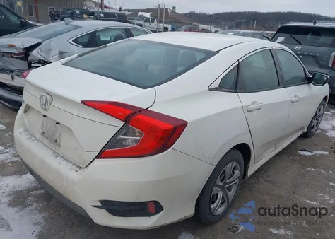 2016 Honda Civic Lx из США, поврежденный, VIN 19XFC2F50GE200264